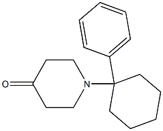 1-(1-Phenylcyclohexyl)piperidin-4-one 구조식 이미지