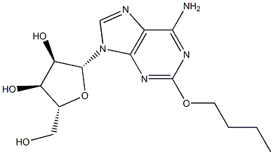 2-Butoxyadenosine Structure