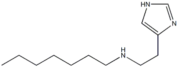 4-[2-[Heptylamino]ethyl]-1H-imidazole 구조식 이미지