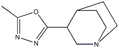 3-(5-Methyl-1,3,4-oxadiazol-2-yl)quinuclidine Structure