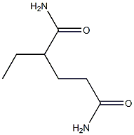 2-Ethylglutaramide 구조식 이미지