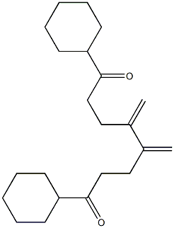 1,8-Dicyclohexyl-4,5-dimethyleneoctane-1,8-dione 구조식 이미지