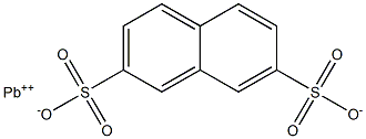 Naphthalene-2,7-disulfonic acid lead(II) salt Structure