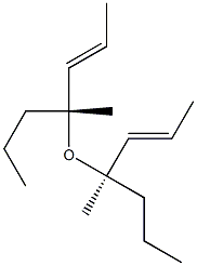 (+)-Methyl[(E,R)-1-propyl-2-butenyl] ether Structure