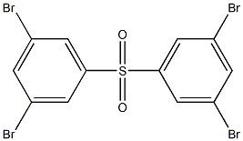 Bis(3,5-dibromophenyl) sulfone 구조식 이미지