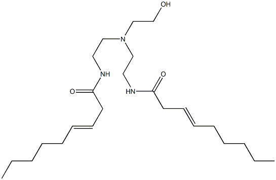 N,N'-[2-Hydroxyethyliminobis(2,1-ethanediyl)]bis(3-nonenamide) Structure