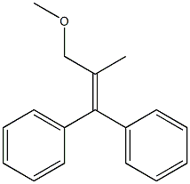 2-Methoxymethyl-1,1-diphenyl-1-propene Structure