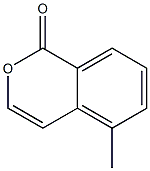 5-Methyl-1H-2-benzopyran-1-one Structure