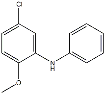 5-Chloro-2-methoxy-N-phenylaniline 구조식 이미지