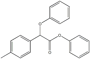 2-Phenoxy-2-(4-methylphenyl)acetic acid phenyl ester 구조식 이미지