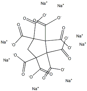 1,1,2,2,3,3,4,4-Cyclopentaneoctacarboxylic acid octasodium salt Structure