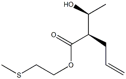 (2R,3S)-2-Allyl-3-hydroxybutyric acid 2-(methylthio)ethyl ester Structure