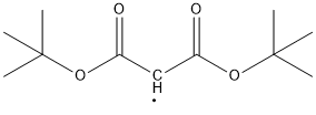 Bis(tert-butoxycarbonyl)methyl radical Structure