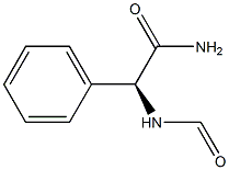 [S,(+)]-2-Formylamino-2-phenylacetamide 구조식 이미지