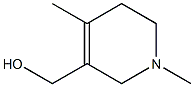 1,2,5,6-Tetrahydro-1,4-dimethyl-3-pyridinemethanol 구조식 이미지