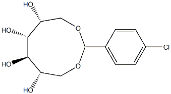 1-O,6-O-(4-Chlorobenzylidene)-D-glucitol Structure