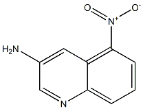 5-Nitro-3-quinolinamine 구조식 이미지