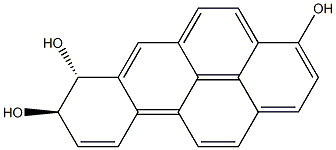 (7R,8R)-7,8-Dihydrobenzo[a]pyrene-3,7,8-triol 구조식 이미지