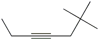 6,6-Dimethyl-3-heptyne Structure