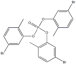 Phosphoric acid tris(3-bromo-6-methylphenyl) ester 구조식 이미지