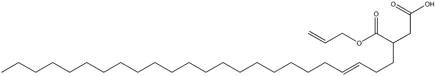 3-(3-Tetracosenyl)succinic acid 1-hydrogen 4-allyl ester 구조식 이미지
