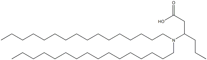 3-(Dihexadecylamino)hexanoic acid 구조식 이미지