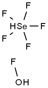 Selenium pentafluoride hypofluorite Structure