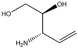 (2S,3S)-3-Amino-4-pentene-1,2-diol Structure