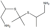 2,2'-(Isopropylidenebisthio)bis(propan-1-amine) 구조식 이미지