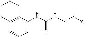 1-(5-Tetralinyl)-3-(2-chloroethyl)urea 구조식 이미지