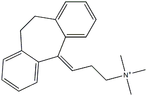 3-[(10,11-Dihydro-5H-dibenzo[a,d]cyclohepten)-5-ylidene]-N,N,N-trimethyl-1-propanaminium Structure