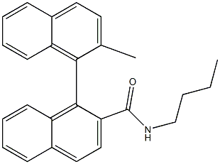 N-Butyl-2'-methyl[1,1'-binaphthalene]-2-carboxamide 구조식 이미지