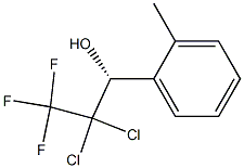 (1R)-1-(2-Methylphenyl)-2,2-dichloro-3,3,3-trifluoropropan-1-ol 구조식 이미지