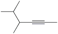 4,5-Dimethyl-2-hexyne Structure