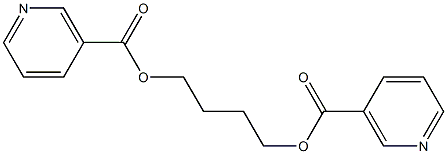 Tetramethylene=bis(nicotinate) 구조식 이미지