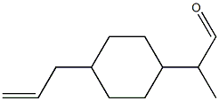 2-[4-(2-Propenyl)cyclohexyl]propanal 구조식 이미지