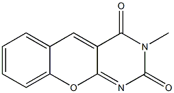 3-Methyl-2H-[1]benzopyrano[2,3-d]pyrimidine-2,4(3H)-dione Structure