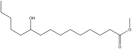 10-Hydroxypentadecanoic acid methyl ester Structure