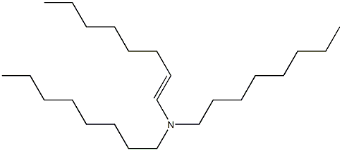 N,N-Dioctyl-1-octenylamine 구조식 이미지