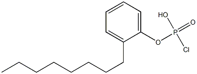 Chlorophosphonic acid octyl=phenyl ester Structure