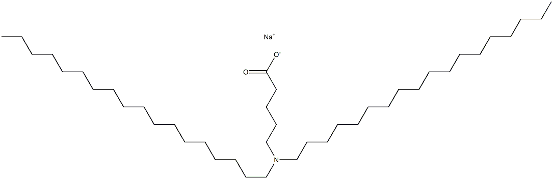 5-(Dioctadecylamino)valeric acid sodium salt Structure