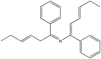 N-(1-Phenyl-3-hexenylidene)-1-phenyl-1,3-hexadienylamine Structure