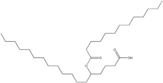 5-Tridecanoyloxyoctadecanoic acid 구조식 이미지