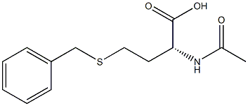 [R,(-)]-2-Acetylamino-4-(benzylthio)butyric acid Structure