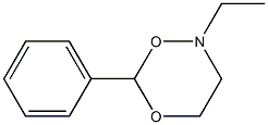 2-Ethyl-6-phenyl-3,4-dihydro-2H-1,5,2-dioxazine Structure