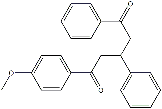 1,3-Diphenyl-5-(4-methoxyphenyl)pentane-1,5-dione Structure