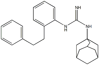 1-(1-Adamantyl)-3-[2-(2-phenylethyl)phenyl]guanidine Structure