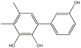 4,5-Dimethyl-1,1'-biphenyl-2,3,3'-triol Structure