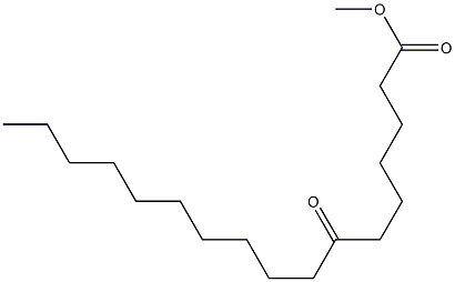 7-Oxoheptadecanoic acid methyl ester 구조식 이미지