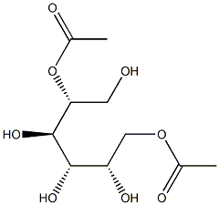 L-Glucitol 2,6-diacetate 구조식 이미지